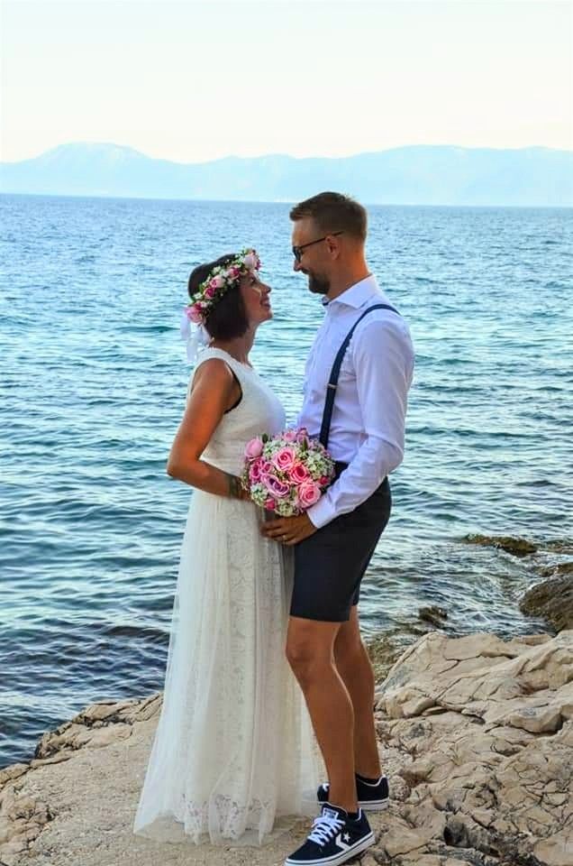 Novomanželé u moře